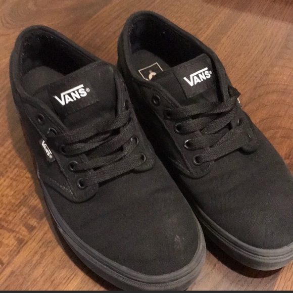 vans shoes men black